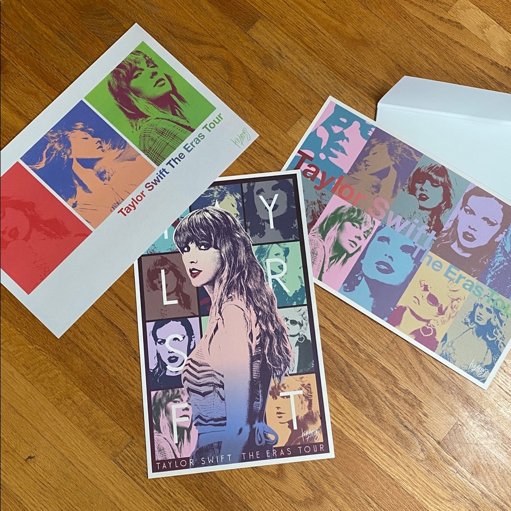 Taylor Swift Eras Tour concert posters